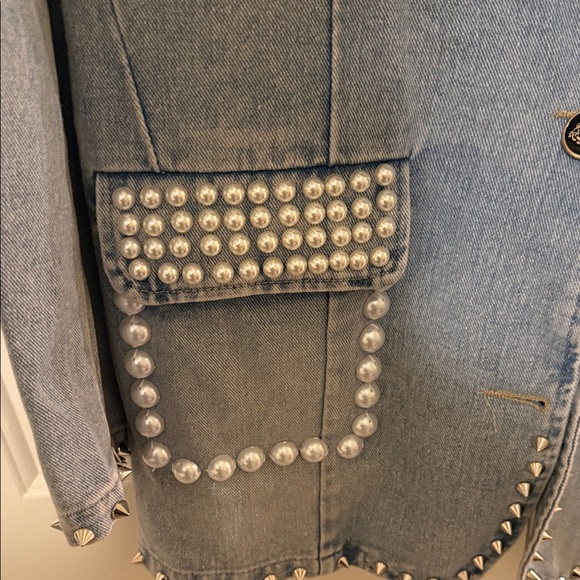 Studded Denim Jacket - Picture 3 of 8